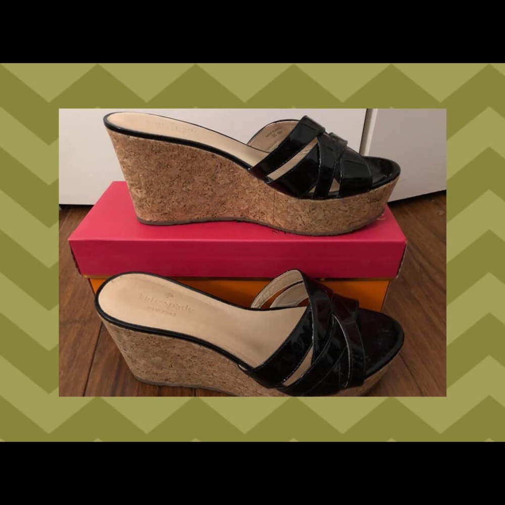 Kate Spade New York platform wedge sandals